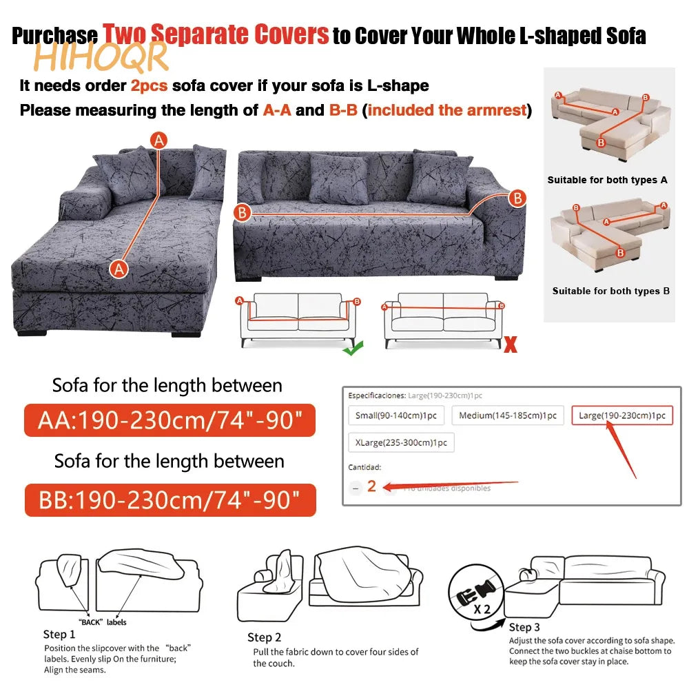 💺🌈Sofa Splendor ™ : Premium Transformative Sofa Cover💺✨