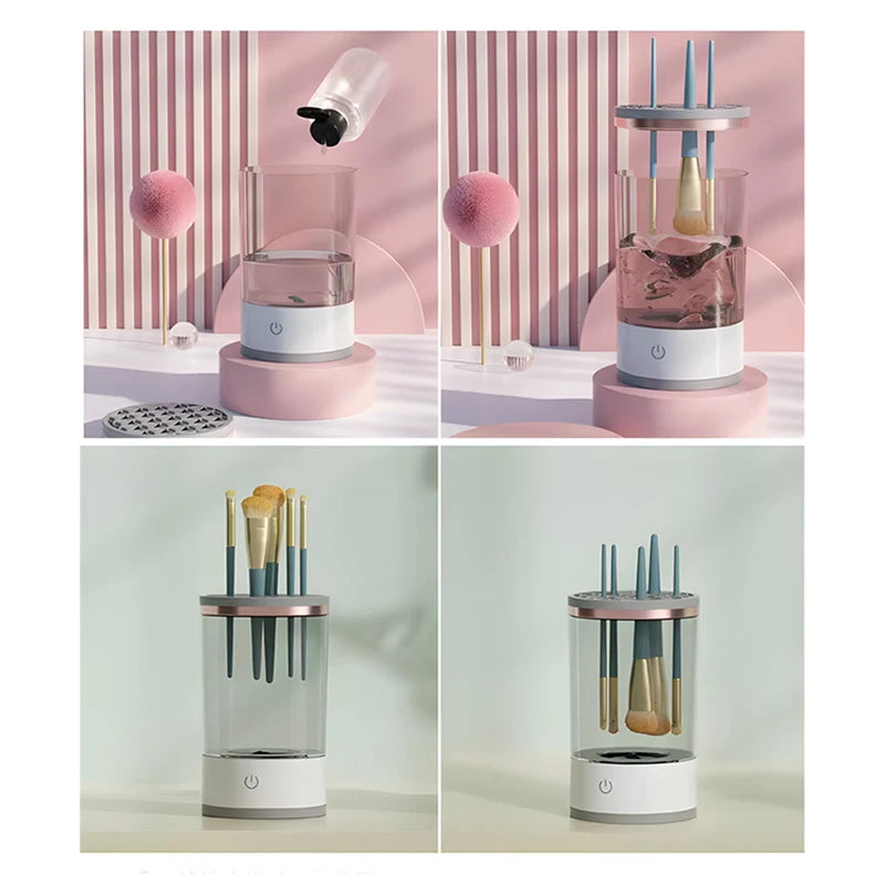 🔥💄✨Exclusive 3-in-1 Electric Makeup Brush Cleaner Machine™🔥💄✨